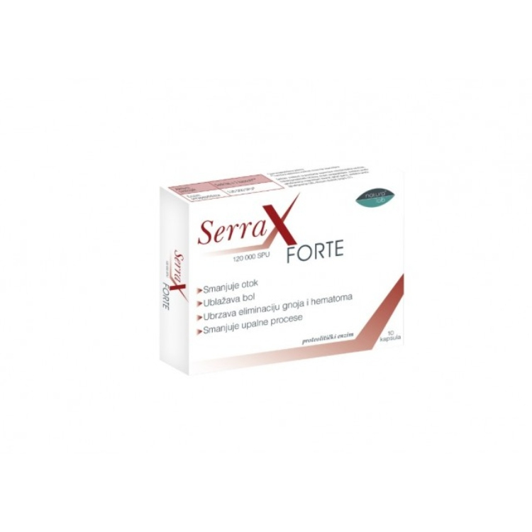 Serrax Forte 120000 SPU 10 kapsula